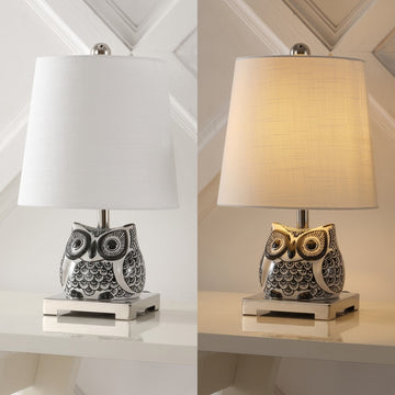 Justina 16" Ceramic Mini LED Table Lamp